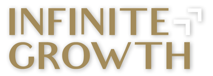 Infinite Growth Logo goud Training Voeding Coaching